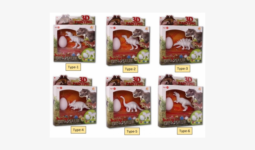Kid Diy Dinosaur And Egg Painting Kit - Malování Dinosaur S Vejcem Ds25651665, transparent png #3953871