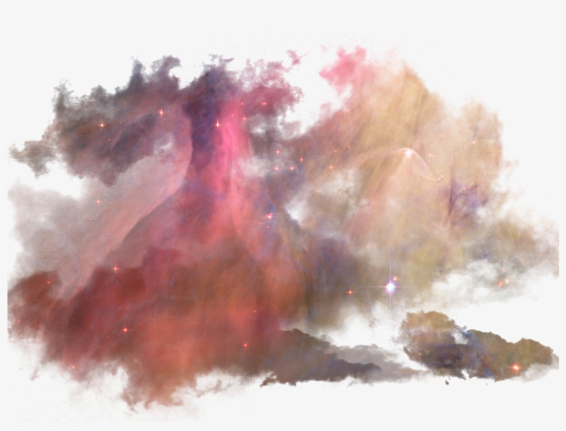 Freetoedit Clipart Png Stars Galaxy Smokey With A Trans - Watercolor Paint, transparent png #3953966