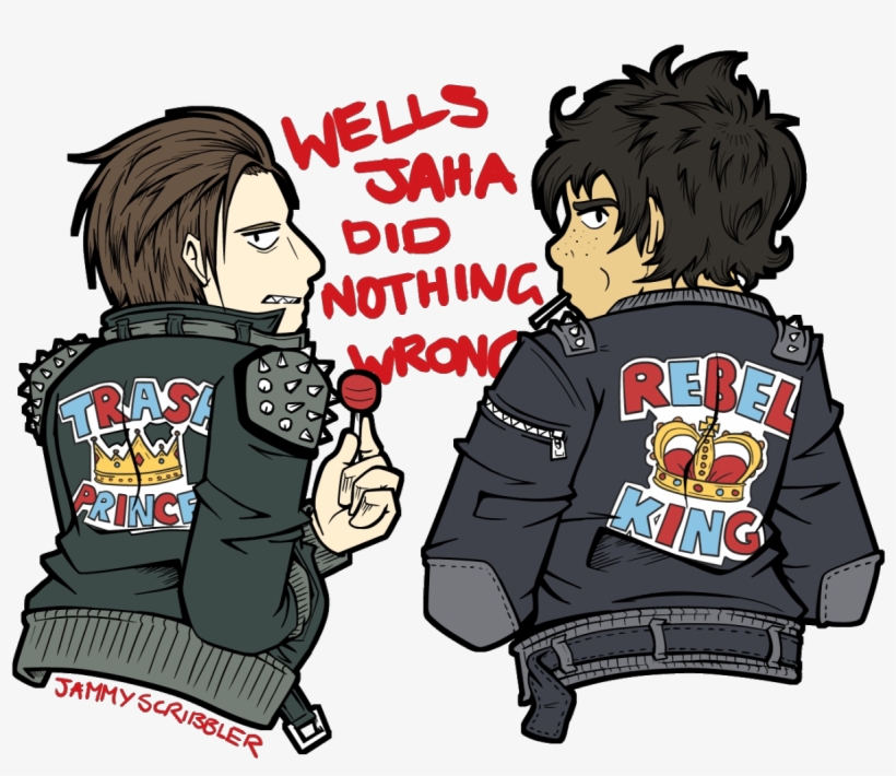 “ Modern Day Au For The 100 Where Murphy And Bellamy - Bellamy Murphy The 100 Art, transparent png #3953970