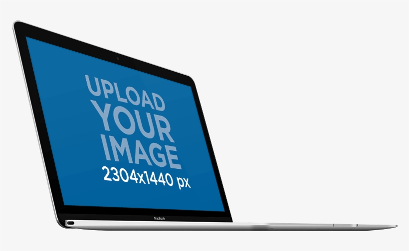 Angled Macbook Png Over Clear Background - Macbook, transparent png #3954216