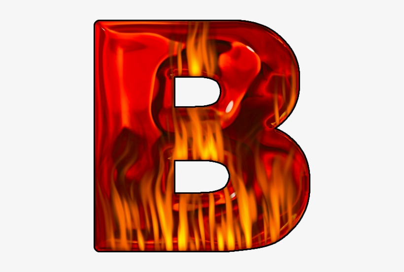 Etc > Presentations Etc Home > Alphabets > Themed Letters - Fire Letter B Png, transparent png #3954278