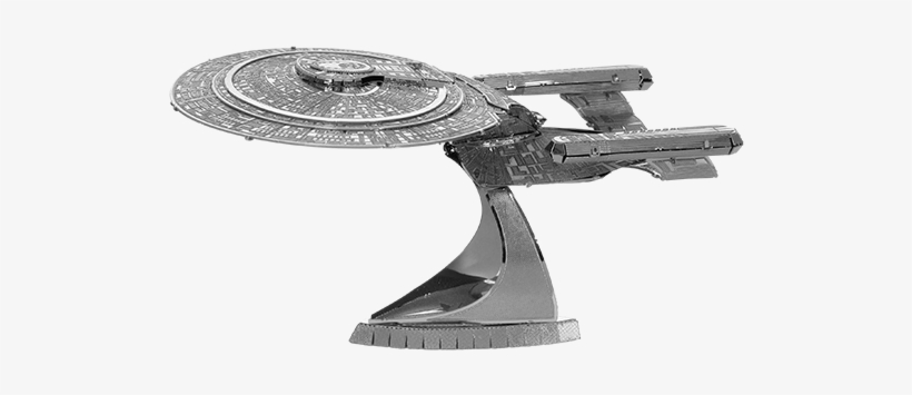 Ncc 1701 D - Fascinations Metal Earth Star Trek Enterprise Ncc-1701-d, transparent png #3954305
