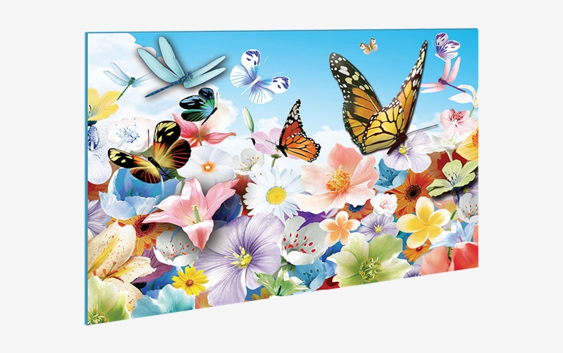 3d Jigsaw Puzzle - Simba Puzzle With 3d Effects Butterfly, Multi Color, transparent png #3954754