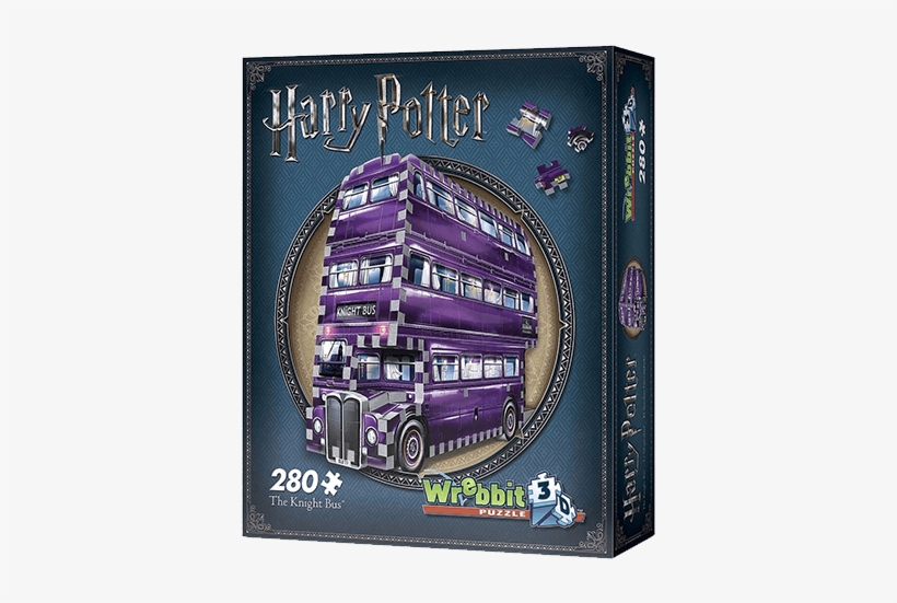 Wrebbit 3d Harry Potter Knight Bus Jigsaw Puzzle 280 - Wrebbit Harry Potter 3d Puzzle The Burrow - Weasley, transparent png #3954806