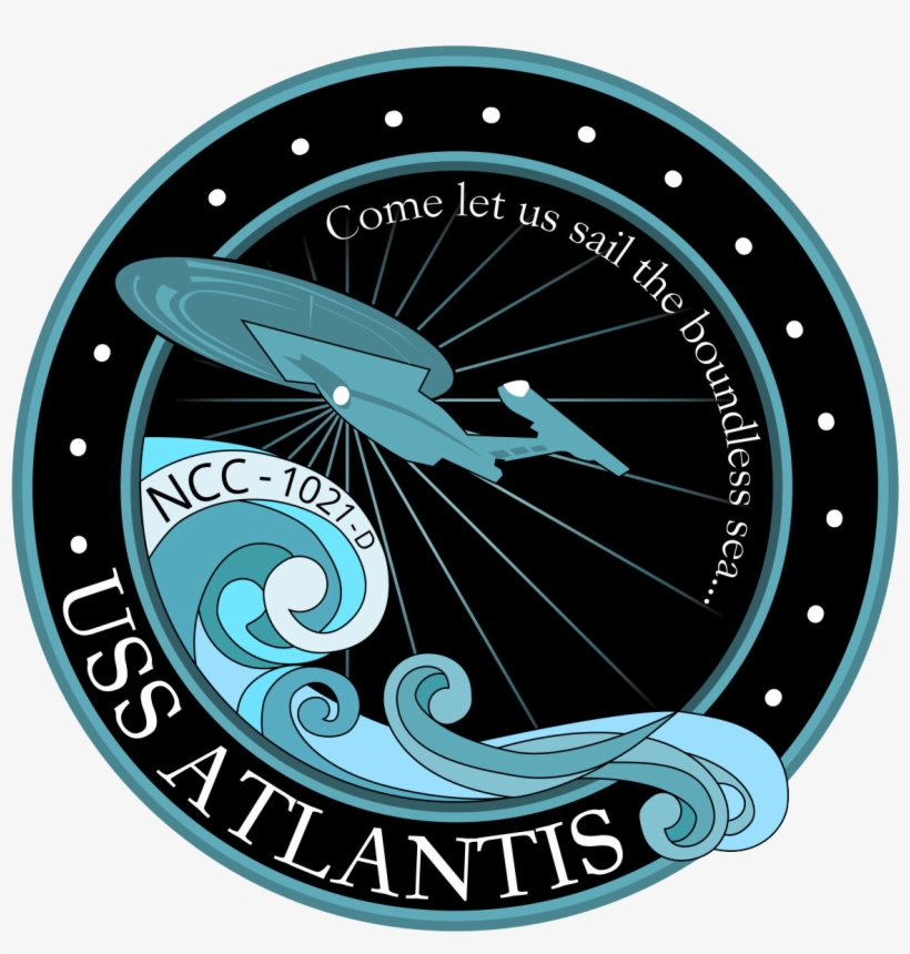 Uss Atlantis Star Trek, transparent png #3954878