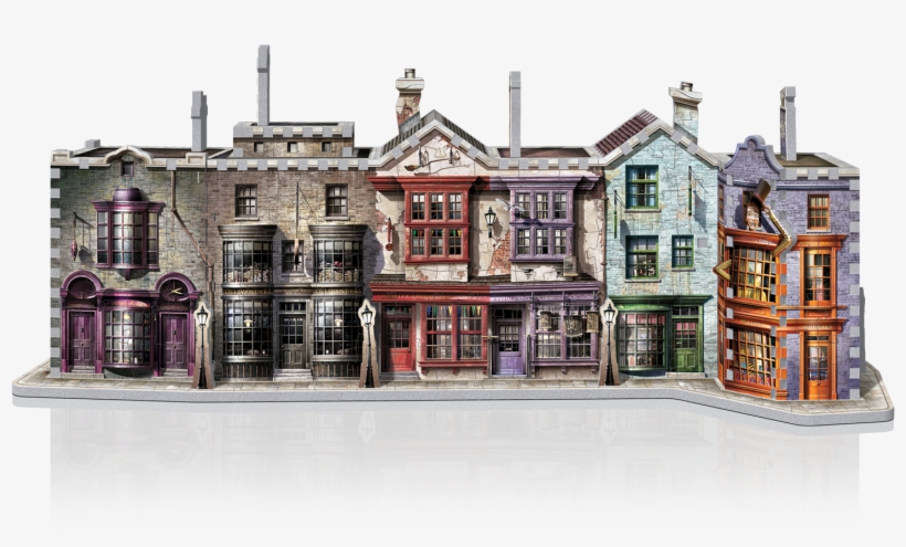 Going Through A Brick Wall Or Using Floo Powder To - Diagon Alley 3d Puzzle, transparent png #3954908
