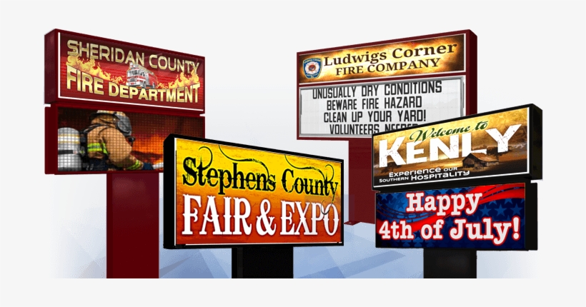 Municipal Signs - Electronic Signage, transparent png #3955223