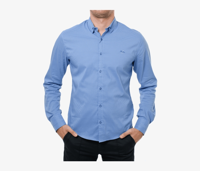 Free Png Blue Long Sleeve Shirt Png Images Transparent - Shirt, transparent png #3955458