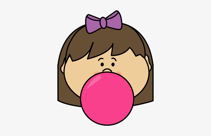 Bubblegum Clip Art - Blowing Bubble Gum Clip Art, transparent png #3955844