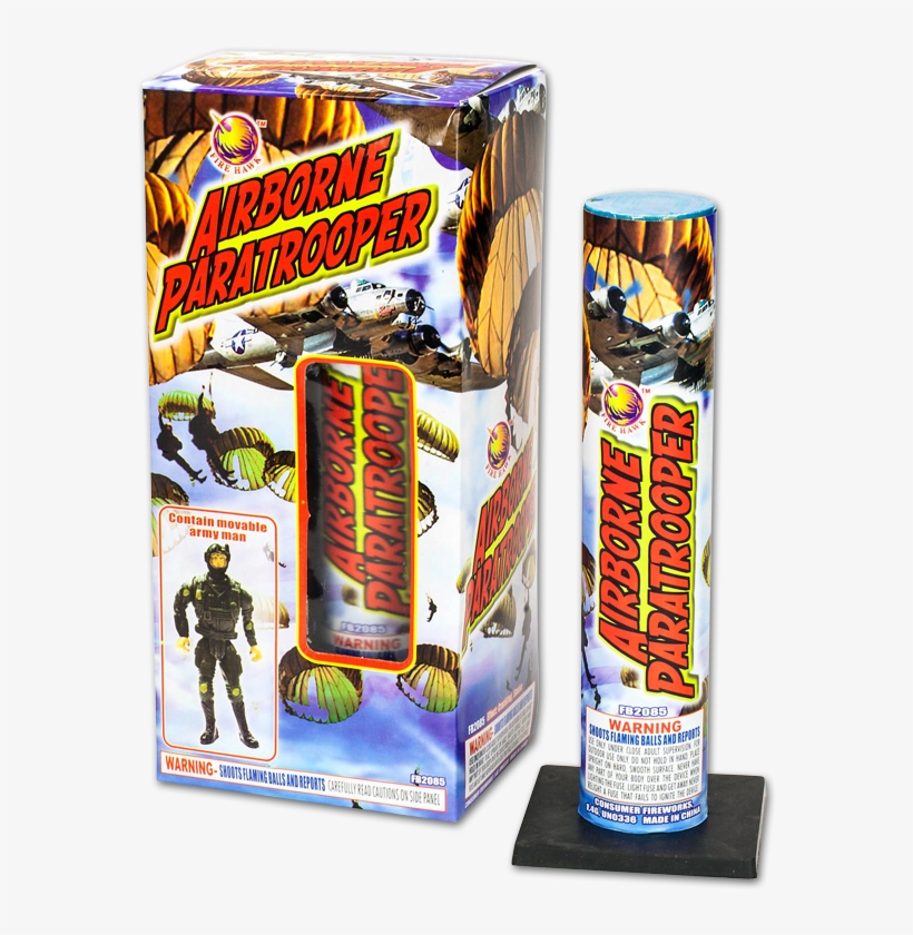 Airborne Paratrooper - Paratrooper Firework, transparent png #3955872