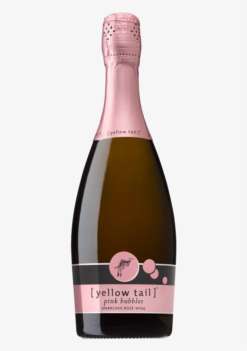 [yellow Tail] Pink Bubbles - Yellow Tail Pink Bubbles 750ml, transparent png #3956529