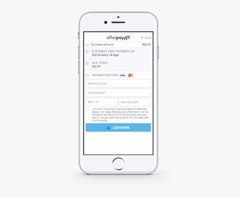 No Lengthy Process Or Wait Times - Afterpay, transparent png #3957127