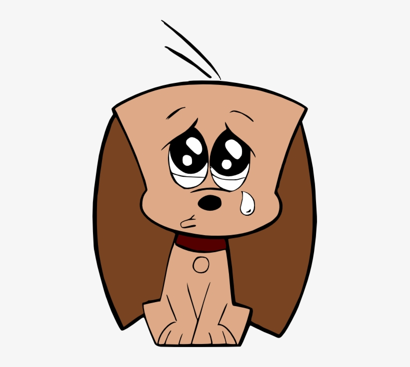 Sad Puppy Svg - Sad Puppy Face Clip Art, transparent png #3957630