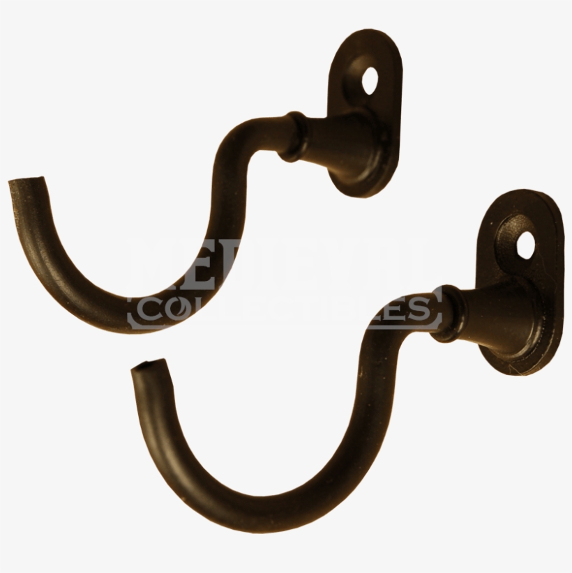 Sword Hangers With Black Finish - Sword Hangers, transparent png #3958180