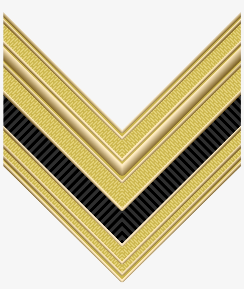 Rank Insignia Of Sergente Of The Italian Army - Italian Army Ranks Current, transparent png #3958313