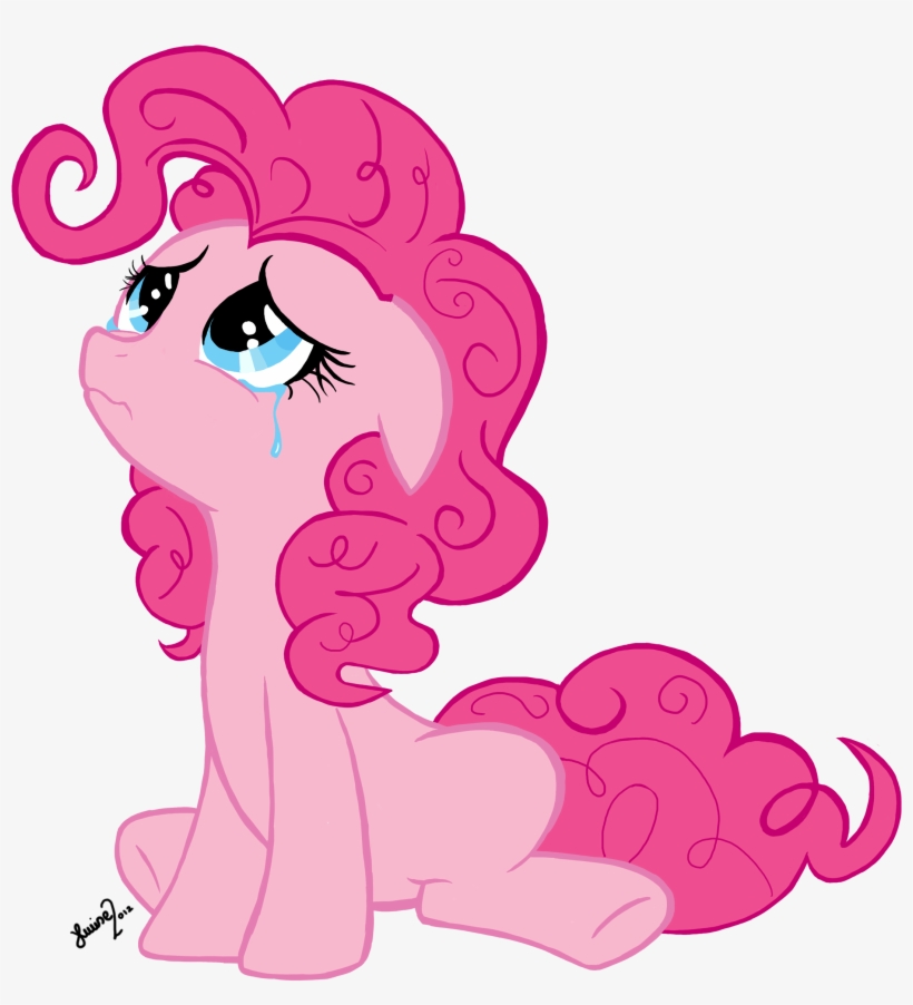 File 142744879559 - My Little Pony Pinkie Pie Triste, transparent png #3958339