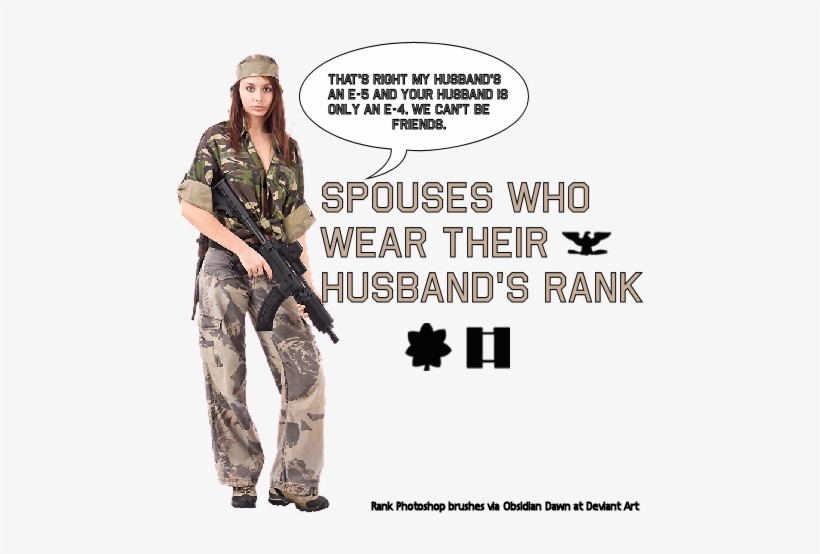 Wearing Your Husband's Rank, transparent png #3958450