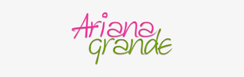Ariana Grande En Letras, transparent png #3958456