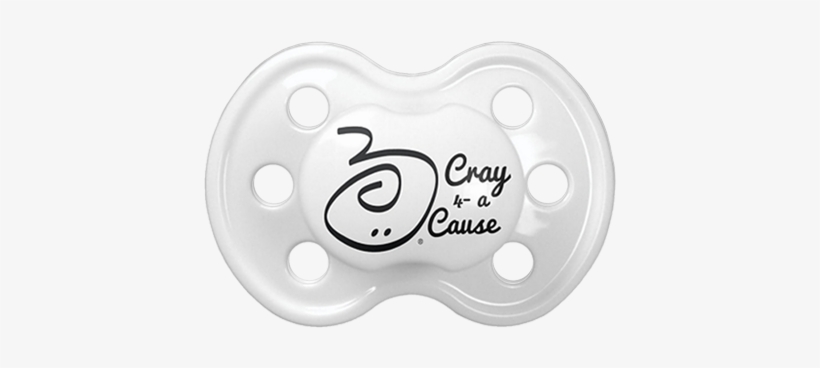 Pacify With A Purpose Cray 4 A Cause Pacifier Binky - Pacifier, transparent png #3958826
