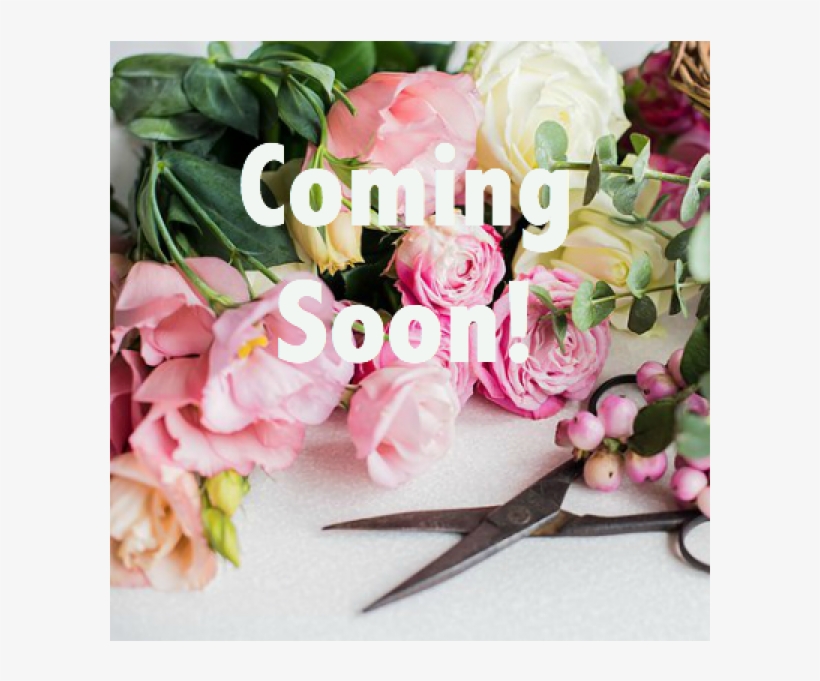 Coming Soon With Flowers, transparent png #3959142