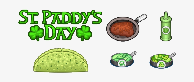 Paddy's Day Ingredients - Papa's Taco Mia Hd St Paddy's Day, transparent png #3959163