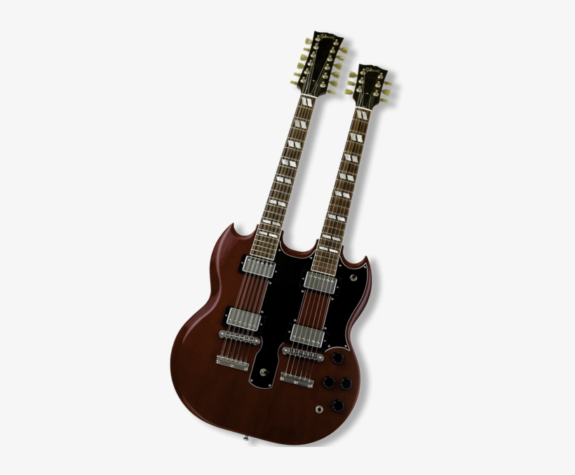Gibson Eds-1275 - Gibson Sg Double Neck Png, transparent png #3959398