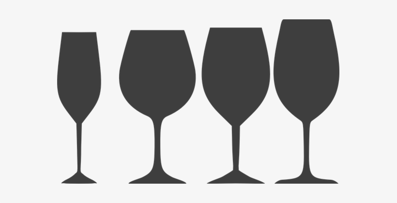 Glasses Wine Drink Alcohol White Red Isola - Wine Glass Clip Art Png, transparent png #3959530