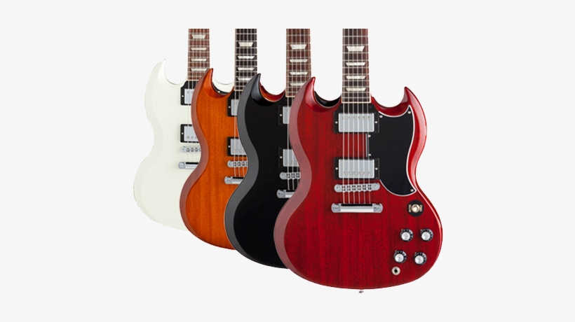 Gibson Sg Standard - Gibson Sg '61 Reissue Satin Electric Guitar, transparent png #3959531