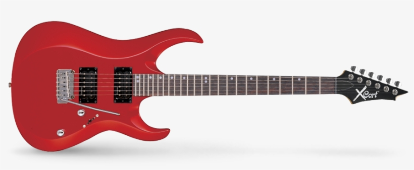 Cort X-4 Electric Guitar - Red Metallic, transparent png #3959639