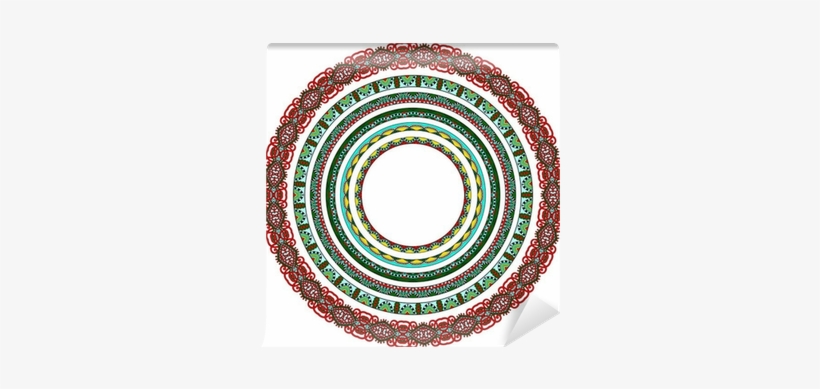 Set Of Round Geometrical Frames, Circle Border Ornament, - Disk, transparent png #3959680