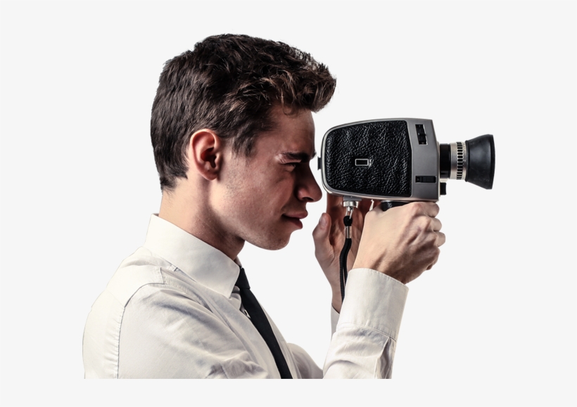 Web Video - Man With Video Camera Png, transparent png #3960255