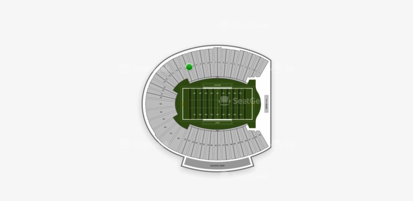 Duke Blue Devils Football At Wallace Wade Stadium Section - Wallace Wade Stadium, transparent png #3960748