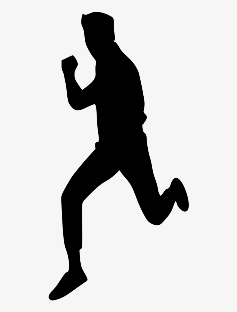 Vector Graphics - Running Man Silhouette Png, transparent png #3960962