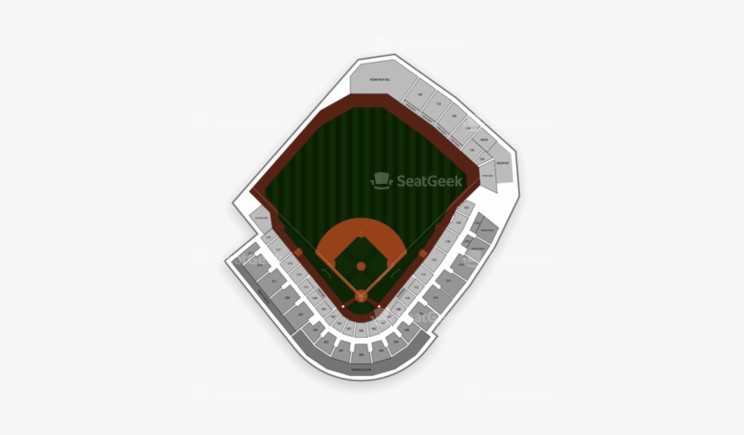 Durham Bulls Athletic Park Seating Chart Duke Blue - Baseball Field, transparent png #3961022