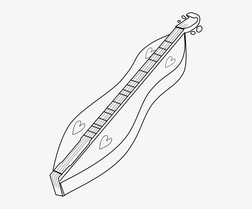 Mountain Dulcimer Clipart Png - Dulcimer Clip Art, transparent png #3961206