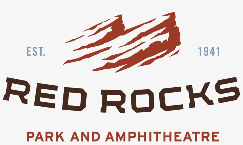 Red Rocks Logo Png Transparent - Red Rocks Amphitheater Logo, transparent png #3961290