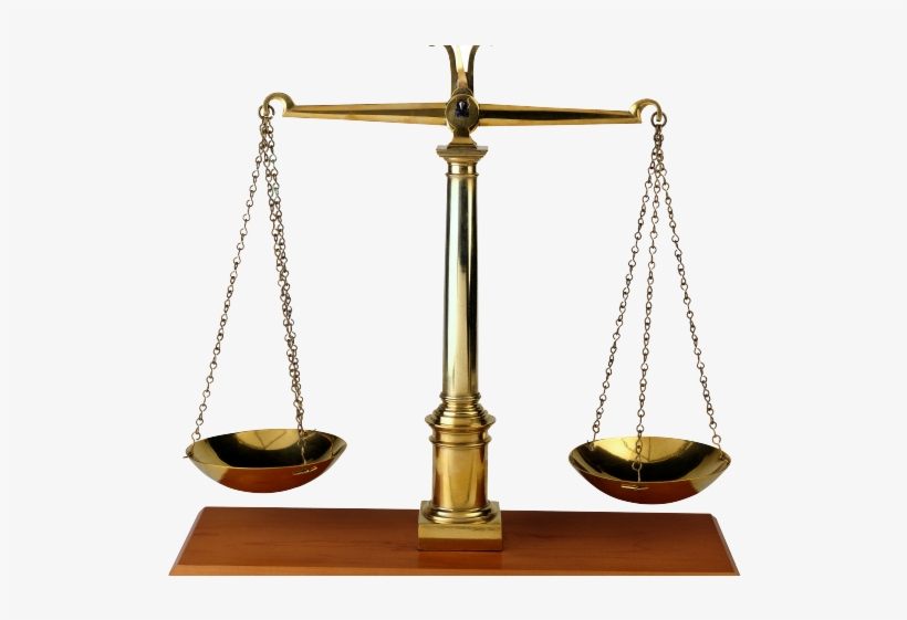 Justice Scales Vector - Related To A Lawyer, transparent png #3961630