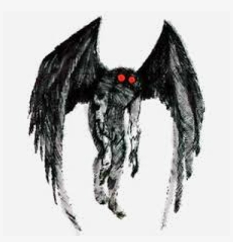 Mothman Png Image Background - Mothman : Real Life Sightings, transparent png #3961654
