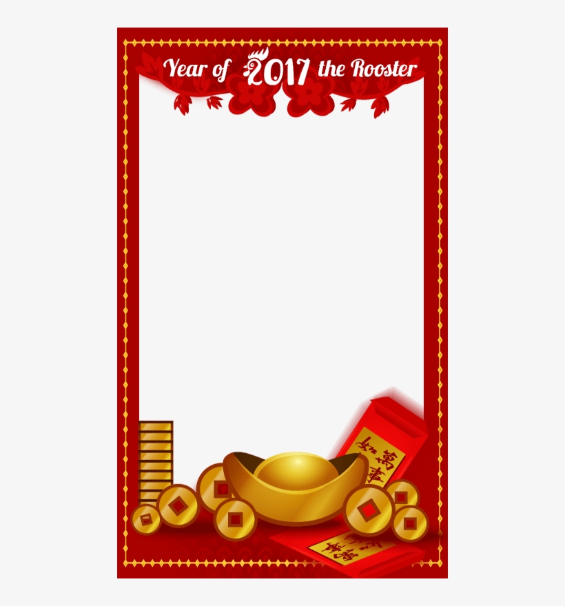 19 Frame Clip Black And White Chinese New Year Huge - Chinese New Year, Year Of The Monkey, Gong Xi Fa Cai, transparent png #3961738