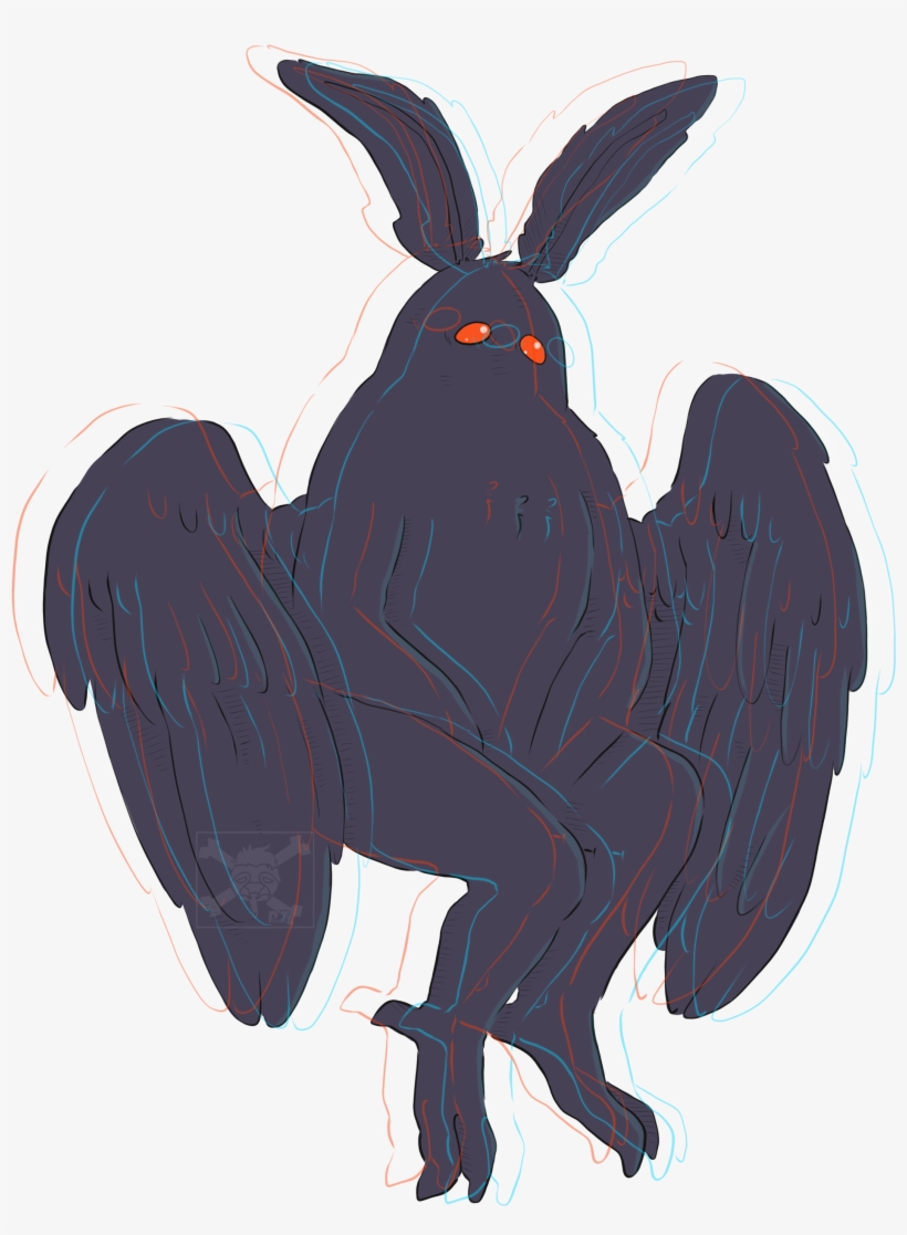 Mothman Disassociation - Mothman, transparent png #3961740