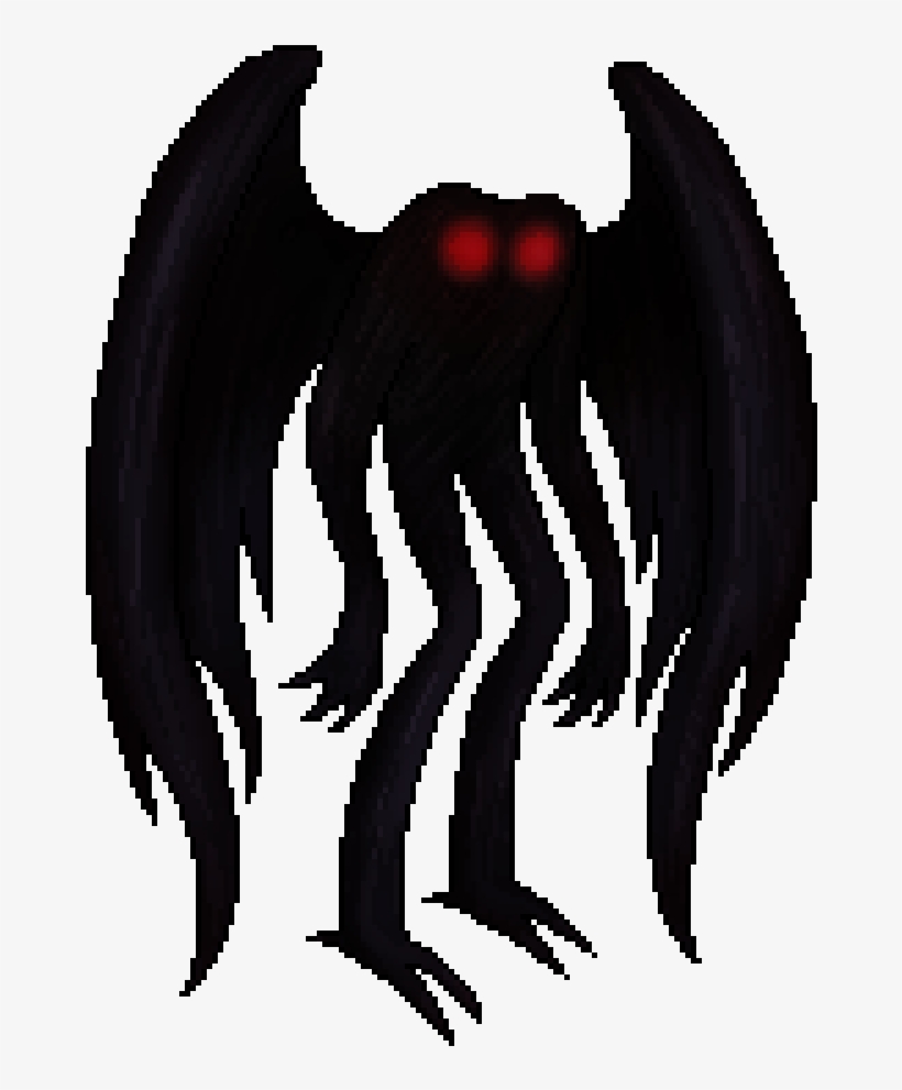 Here's The Last Pixel West Virginian Cryptid Mothman - Mothman Transparent, transparent png #3961772