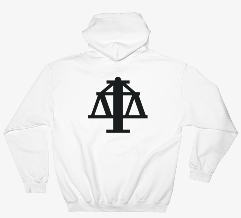 Justice Scales Hoodie Back Print - Death, transparent png #3961837