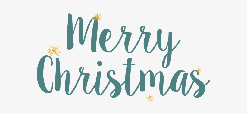 Merry Christmas Text Png Download - Merry And Bright Silhouette, transparent png #3962487