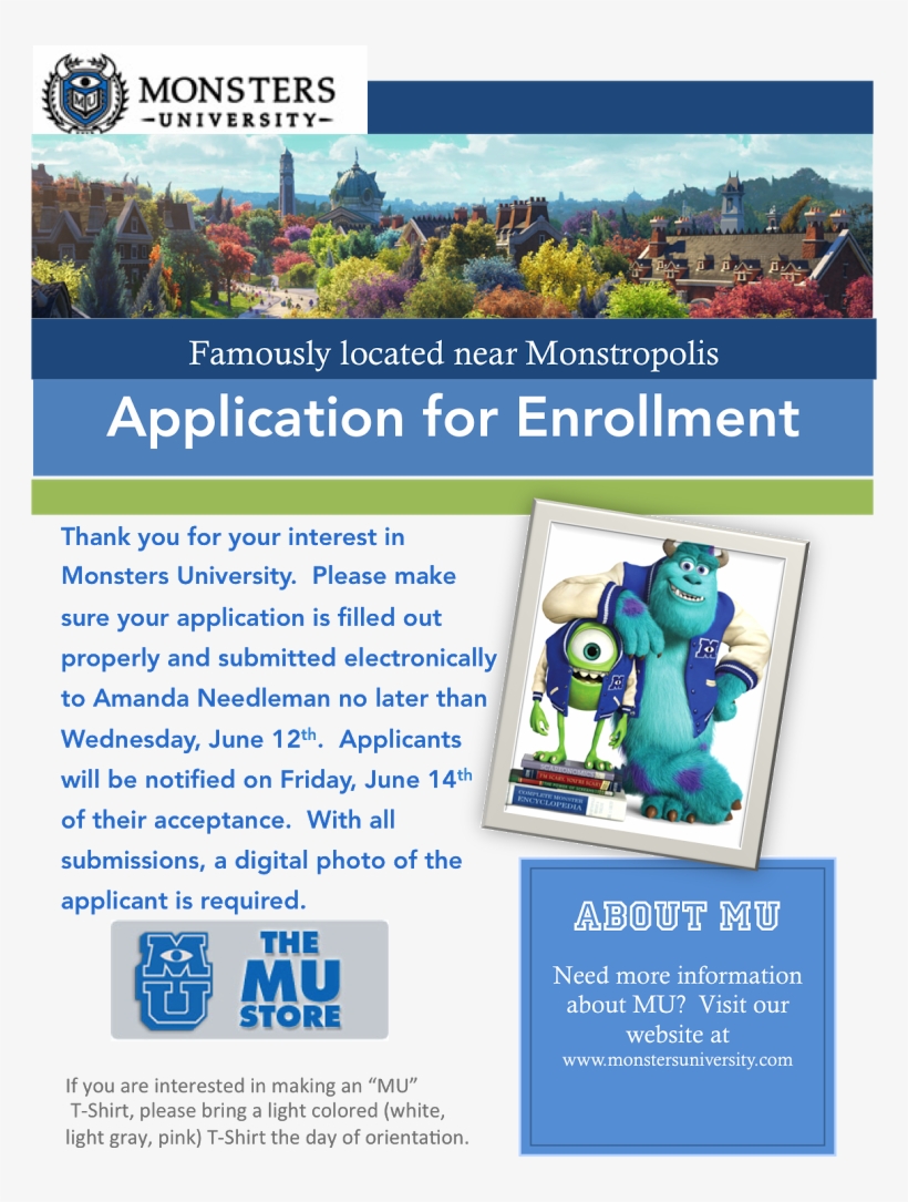 Monsters University Website, transparent png #3962587