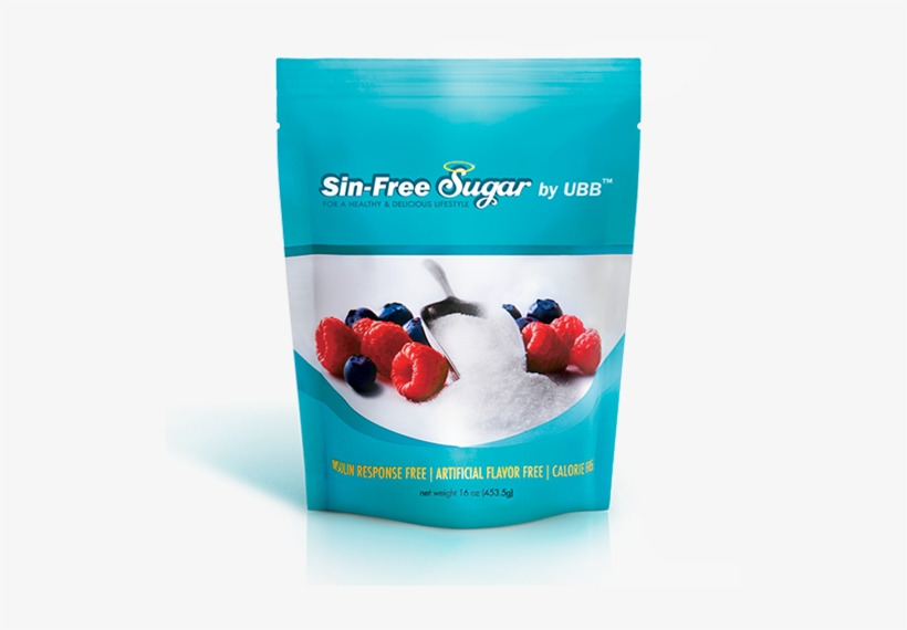 16 Oz Bag Sin-free Sugar By Ubb™ - Sin Free Sugar, transparent png #3962648