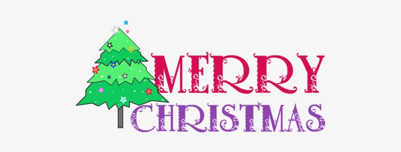 Free Clipart Merry Christmas Text - Christmas Day, transparent png #3962850