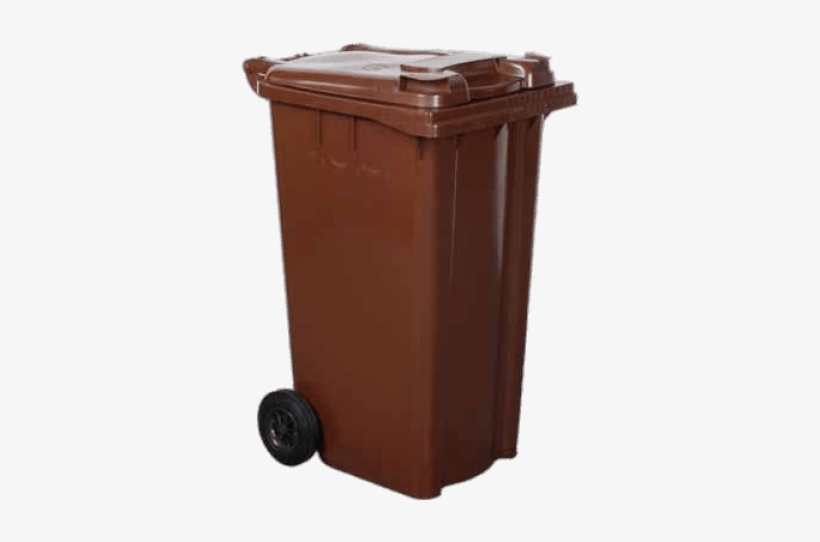 Free Png Bin Wheelie Brown Png Images Transparent - British Brown 240 Litre Wheelie Bin Colour: Brown, transparent png #3963287