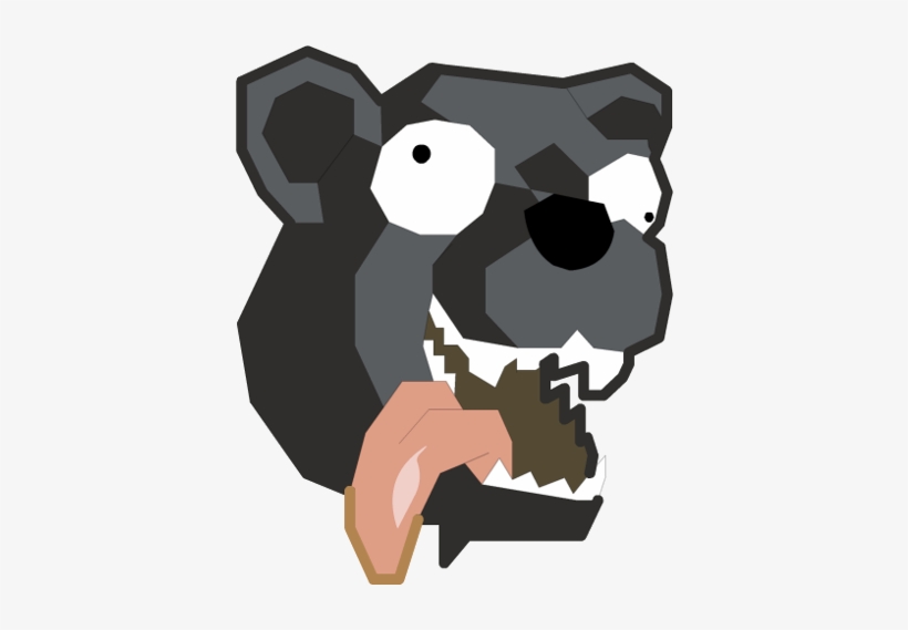 Mutilated Bear - Cartoon, transparent png #3963593
