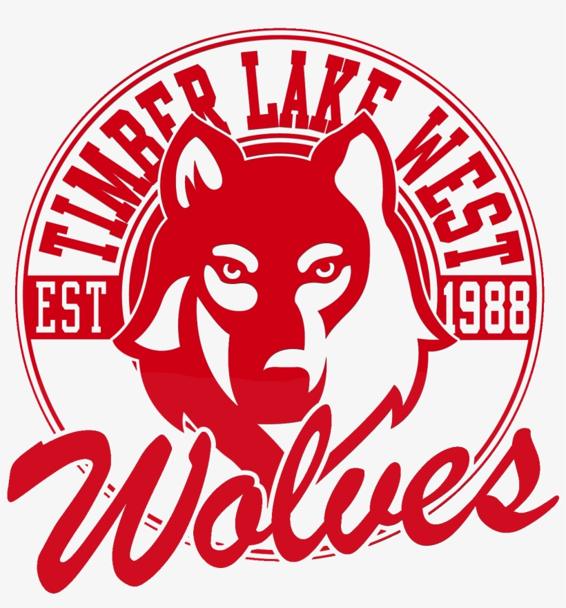 Wolf - Timber Lake West Camp Logo, transparent png #3963928