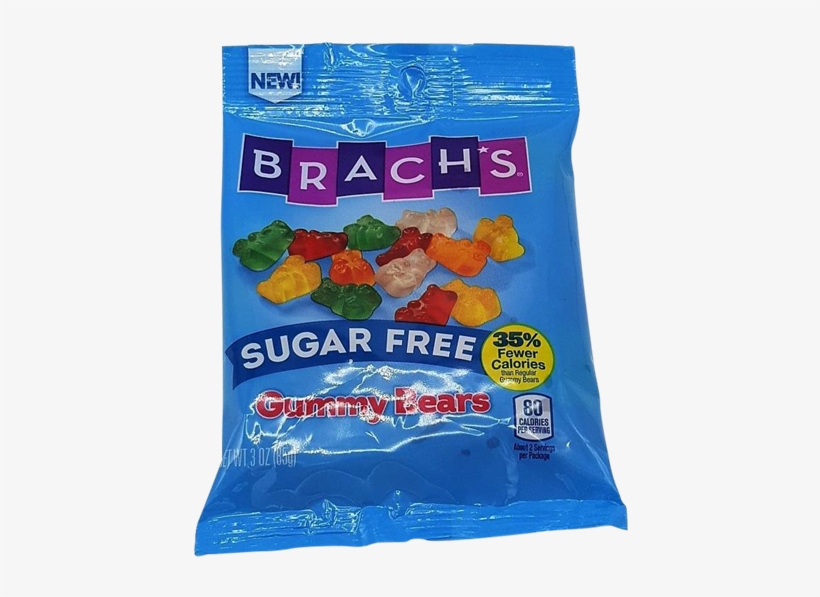 Brach's Sugar Free Gummy Bears - Brachs Gummy Bears, Sugar Free - 3 Oz, transparent png #3964936